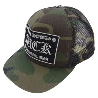 クロムハーツ(Chrome Hearts)のCHROME HEARTS クロムハーツ（原本無） キャップ TRUCKER CAP トラッカー キャップ ロゴ パッチ カモ カーキ系 マルチカラー系 OS 53-60【中古】(その他)