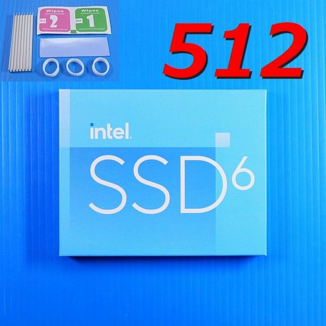 【SSD 512GB】Intel 670p M.2 NVMe w/ヒートシンク