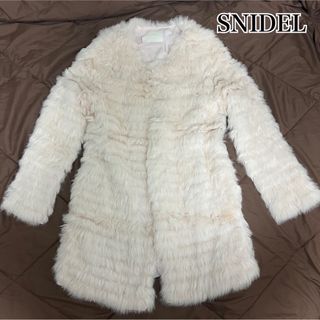 SNIDEL - まいまい着用♡snidel袖ファーコートの通販 by m closet ...