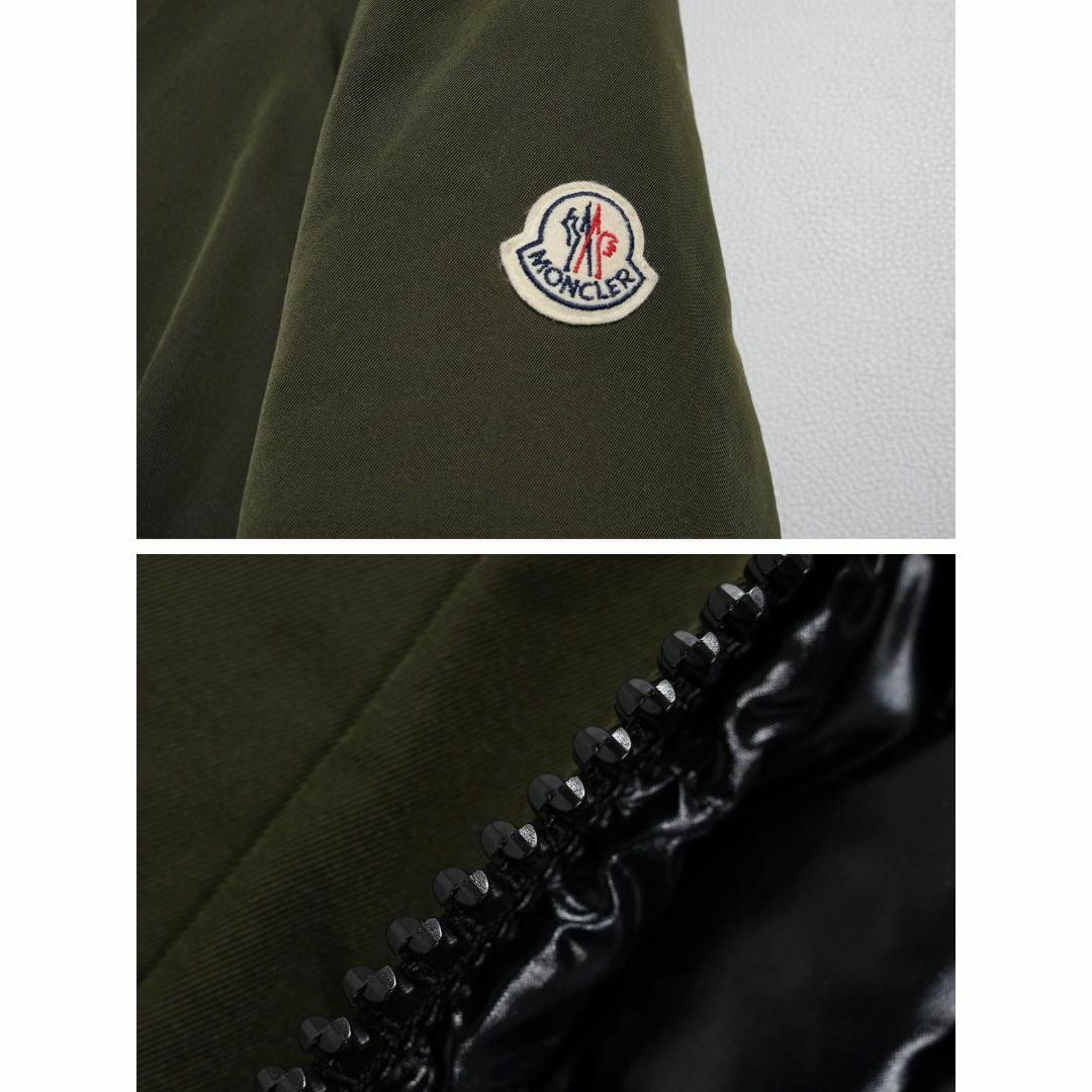 MONCLER(モンクレール)の最上位モデル モンクレール MONTICOLE ファー付 カーキ 国内正規品 レディースのジャケット/アウター(ダウンジャケット)の商品写真