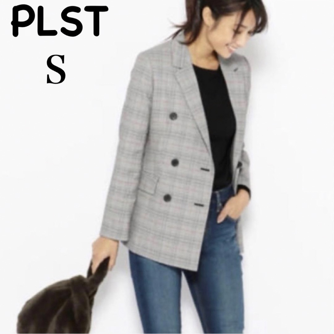 PLST プラステ ジャケット グレー 新品 未使用 カシミア混