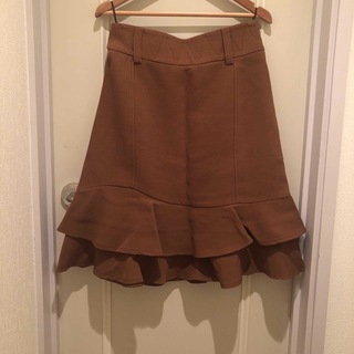 シーバイクロエ(SEE BY CHLOE)のsee by Chloe caramel skirt(ひざ丈スカート)
