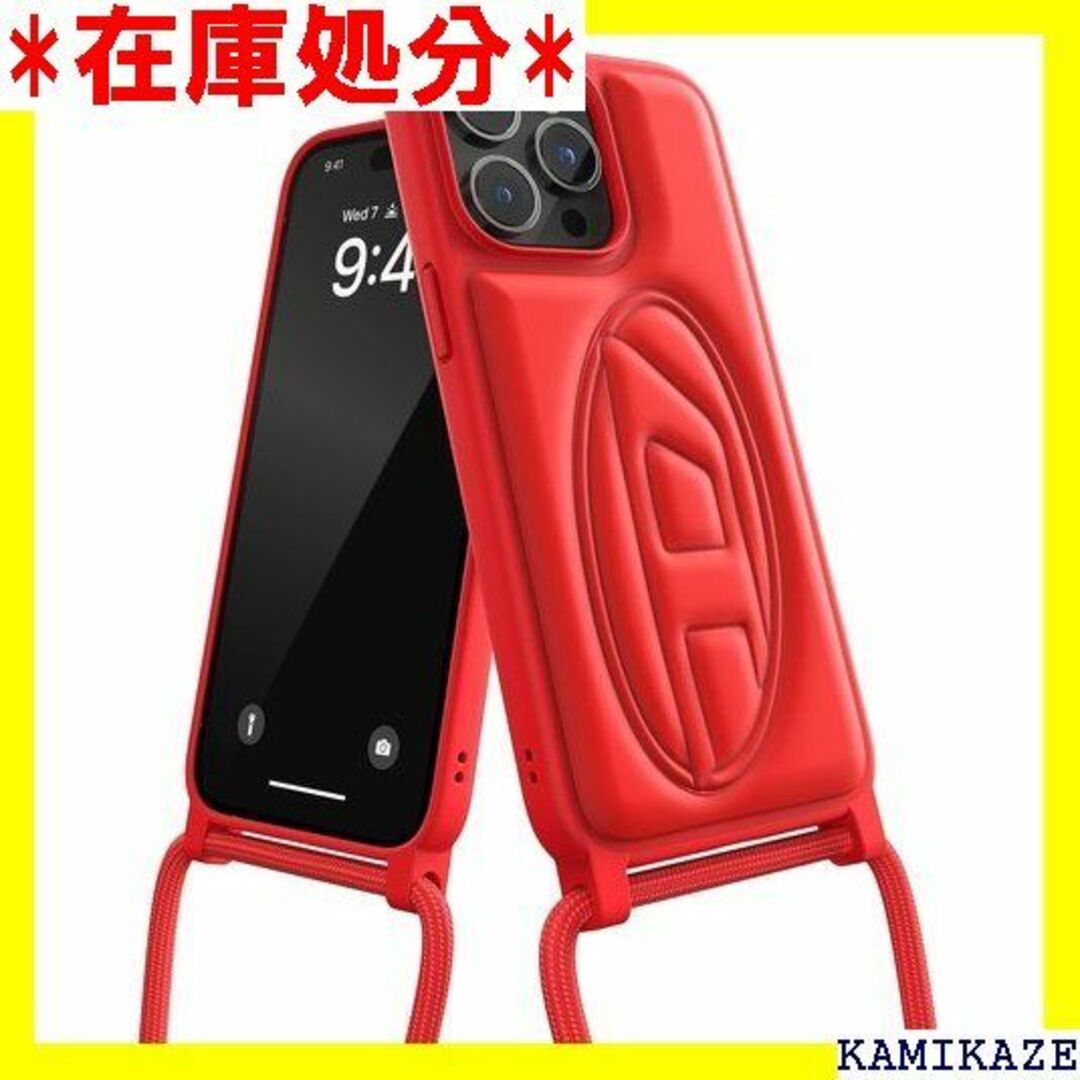 ☆送料無料 DIESEL Phone14ProMax スマ ス レッド 7660