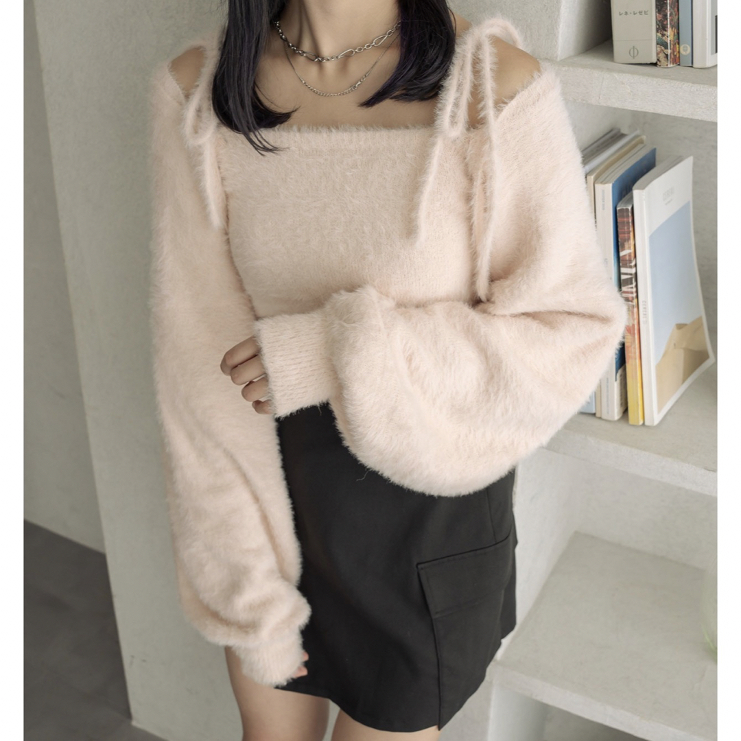 Ambre Neige シャギーボレロセット