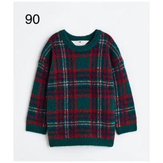 エイチアンドエム(H&M)の新品　H&M  クリスマス　セーター　オーバーサイズ　90(ジャケット/上着)