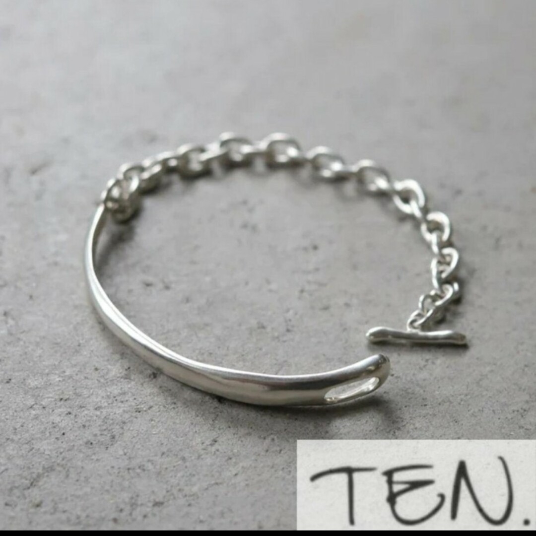 新品♡ten. カフチェーンブレスレット silver925 刻印あり | フリマアプリ ラクマ