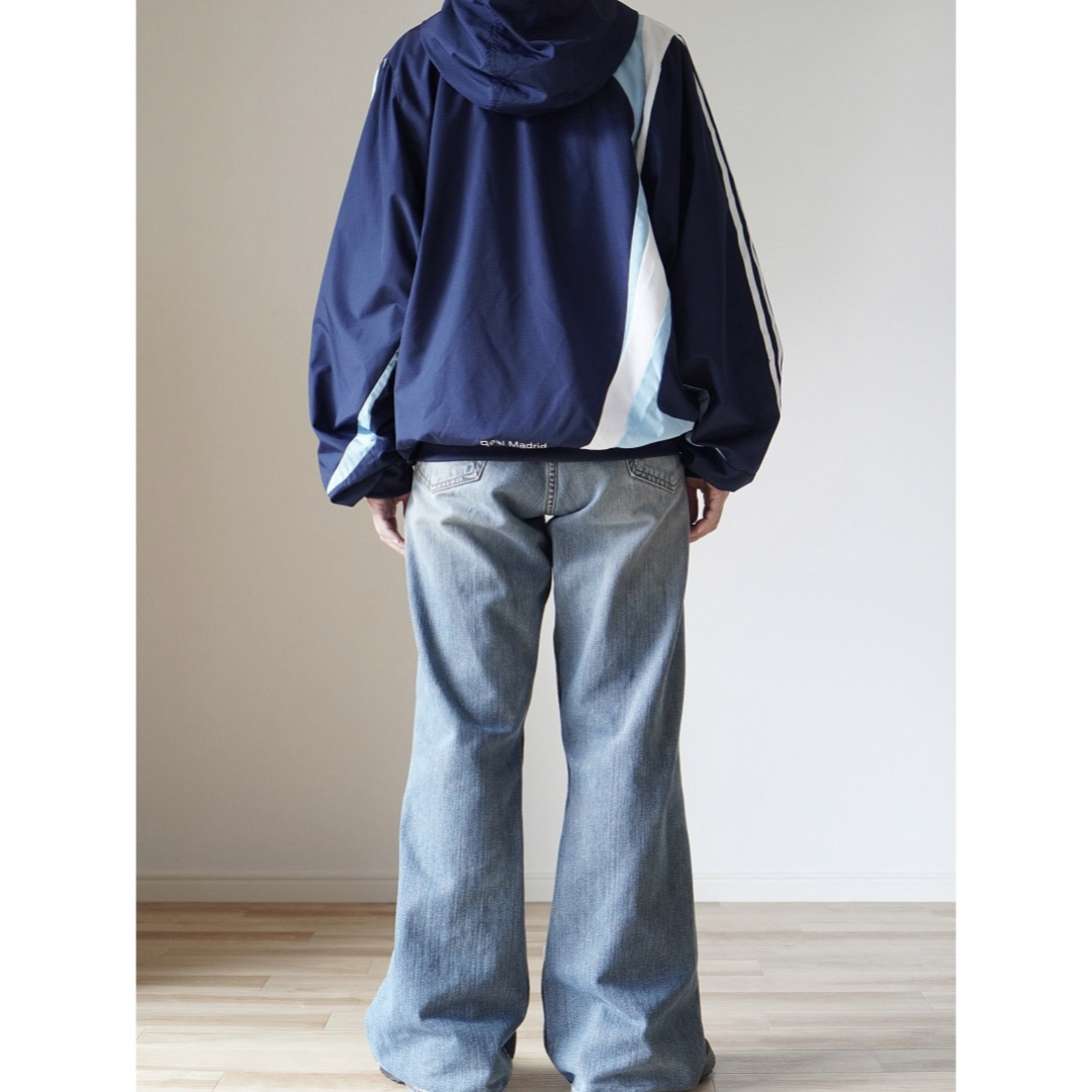 adidas - 00s 古着 adidas レアルマドリード ハーフジップ ナイロン