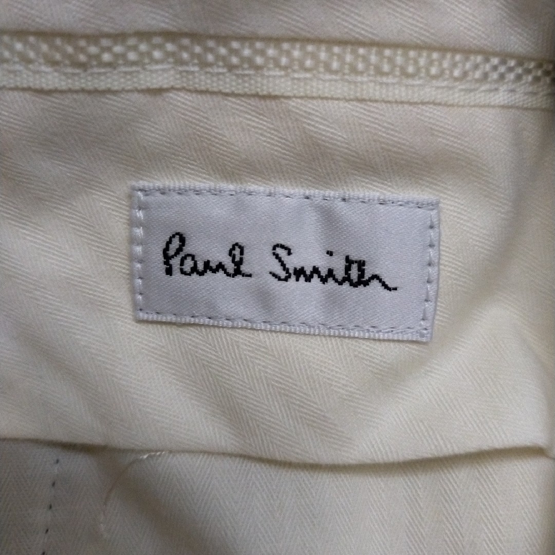 Paul Smith 13AW 幾何学柄ライニング フランネルウールスラックス-