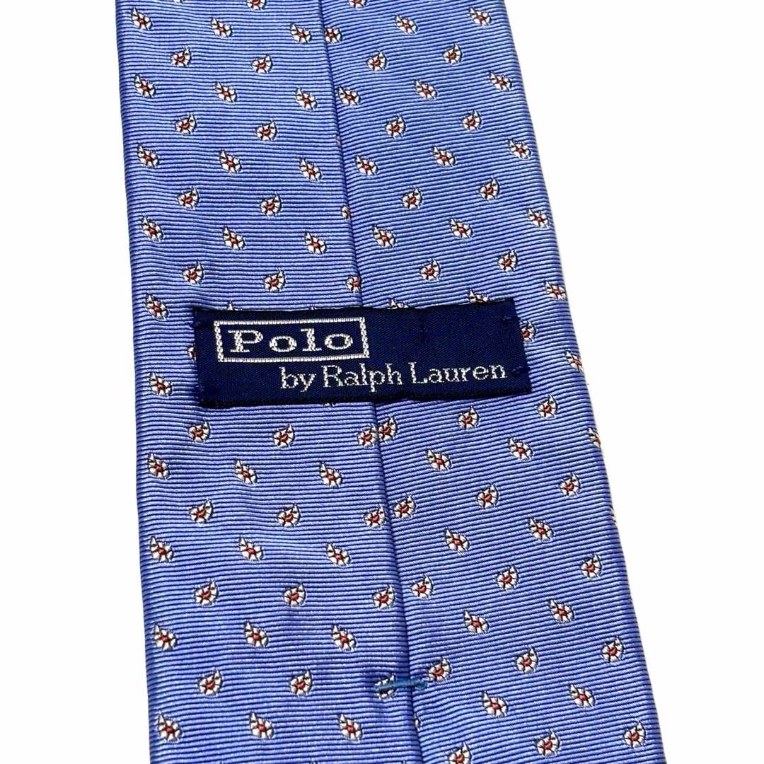 POLO RALPH LAUREN(ポロラルフローレン)の✨極美品✨ ラルフローレン  光沢  ネクタイ  ブルー  お洒落✨ メンズのファッション小物(ネクタイ)の商品写真