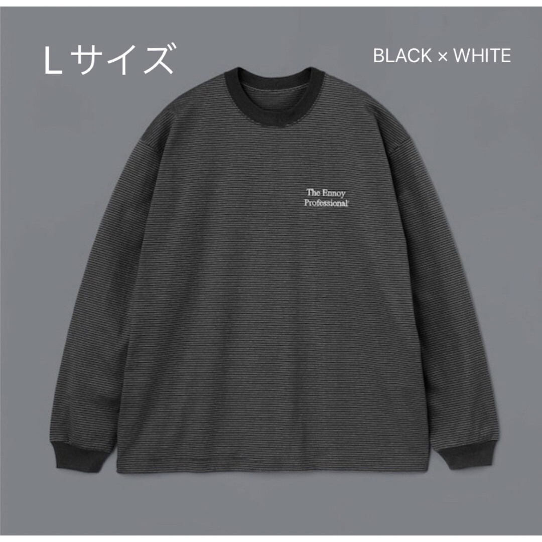トップスennoy BORDER T-SHIRTS (BLACK × WHITE)