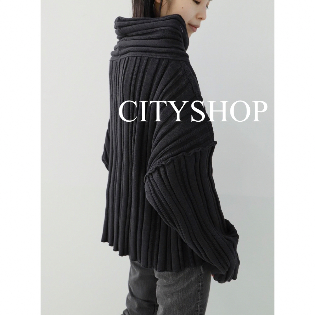 美品　CITYSHOP シティショップ　ニット　リプ　トップス　人気　完売 | フリマアプリ ラクマ