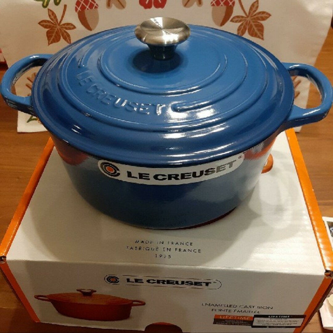 LE CREUSET   ♢大幅値下げ！♢未使用品 ココットロンド cm