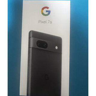 グーグル(Google)のpixel 7a SIMフリー　Google 一括購入　ブラック(チャコール)(スマートフォン本体)