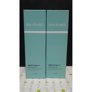 マシロ(MA・SHIRO)のMA・SHIRO+++  フェイストリートメントマシロトリプルプラス 2箱セット(洗顔料)