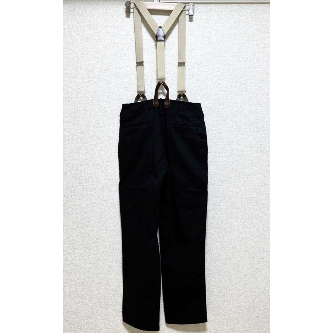 CANAL JEAN - 完売品 arc/アーク サスペンダー付きチノパンツ ブラック