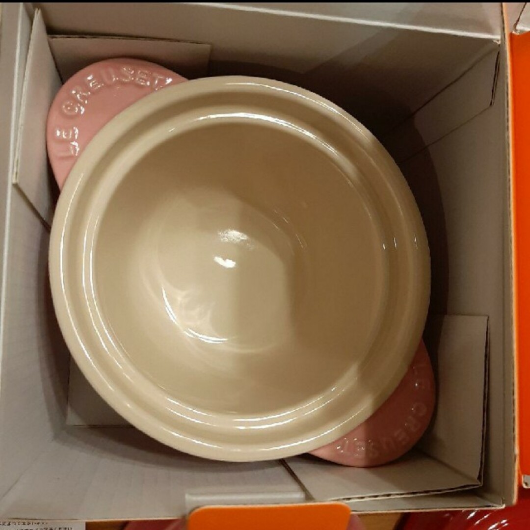 LE CREUSET(ルクルーゼ)の♦最終値下げ♦★新品★ ル・クルーゼ  ミニココット  ☆エブリィ☆ 2点セット インテリア/住まい/日用品のキッチン/食器(食器)の商品写真