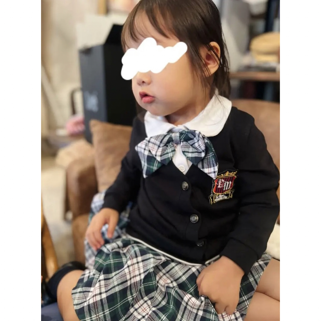 制服風セットアップ⭐︎ キッズ/ベビー/マタニティのキッズ服女の子用(90cm~)(ワンピース)の商品写真