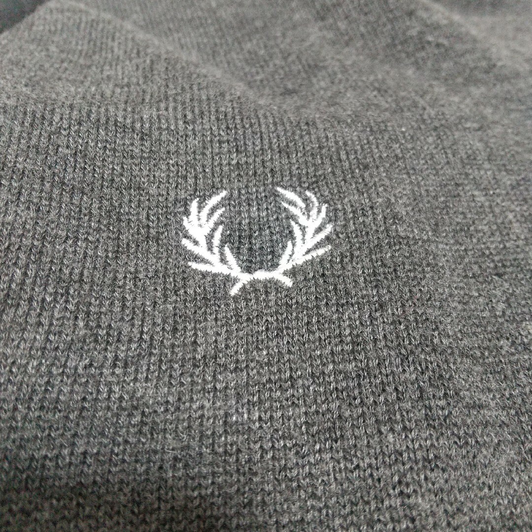 FRED PERRY(フレッドペリー)のFRED PERRY ピケコットン カーディガン L メンズのトップス(カーディガン)の商品写真