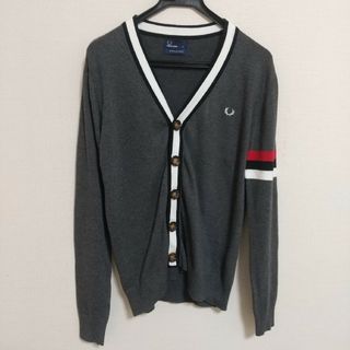 フレッドペリー(FRED PERRY)のFRED PERRY ピケコットン カーディガン L(カーディガン)