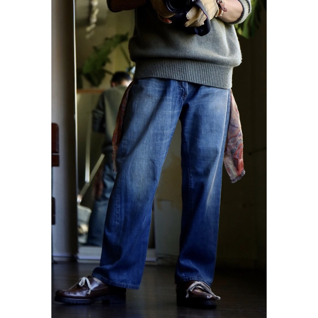 A.PRESSE No.2 Washed Denim Pants-