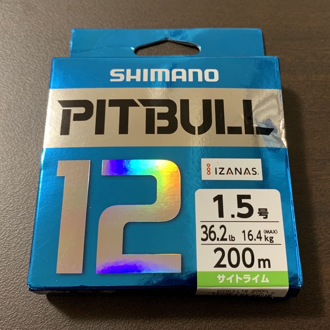 シマノ PITBULL12 200m 1.5号 スポーツ/アウトドアのフィッシング(釣り糸/ライン)の商品写真