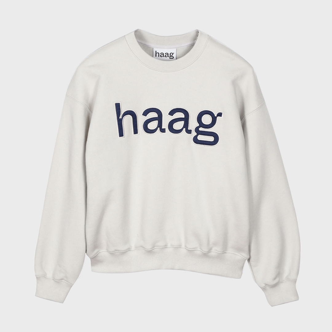 haag スウェット グレー 韓国-