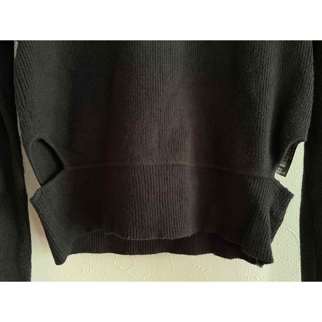 ZARA(ザラ)の【美品】 ZARA KNIT ザラ ニット ブラック 長袖 レディースのトップス(ニット/セーター)の商品写真