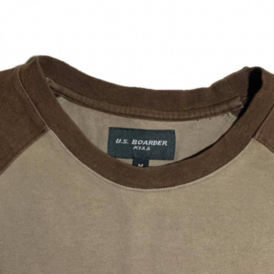 US.BOARDER   ロングTシャツ  ブラウン　 メンズのトップス(Tシャツ/カットソー(七分/長袖))の商品写真