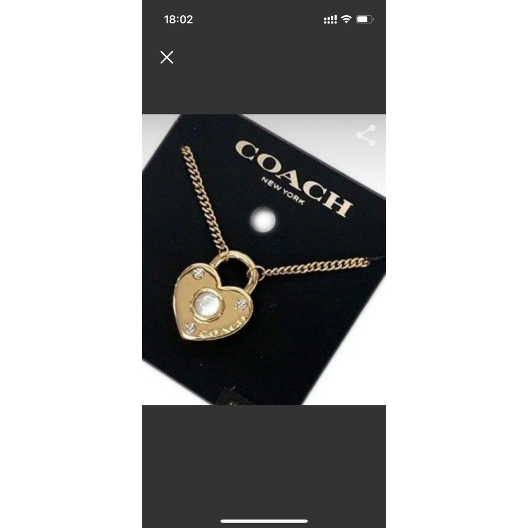 新品未使用　COACH コーチ　ネックレス