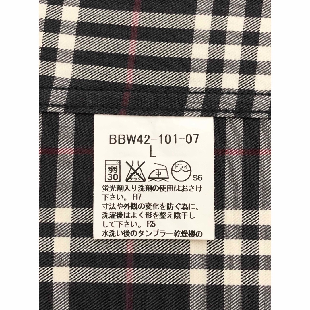新品【日本製】バーバリーロンドン メンズ 長袖シャツ L 6