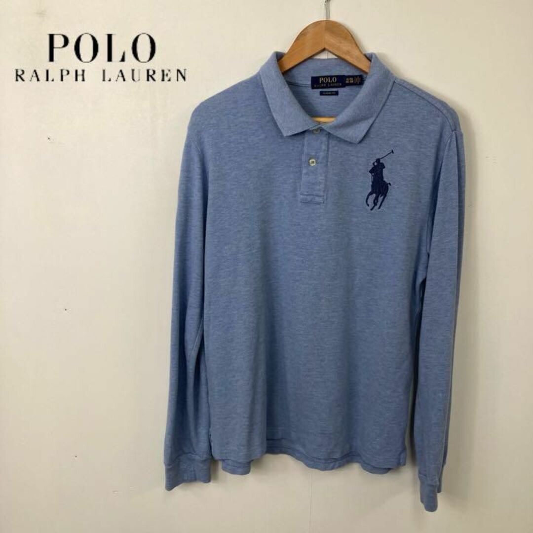 POLO RALPH LAUREN(ポロラルフローレン)のPOLO Ralph LAUREN 長袖ポロシャツ　サイズXL メンズのトップス(ポロシャツ)の商品写真