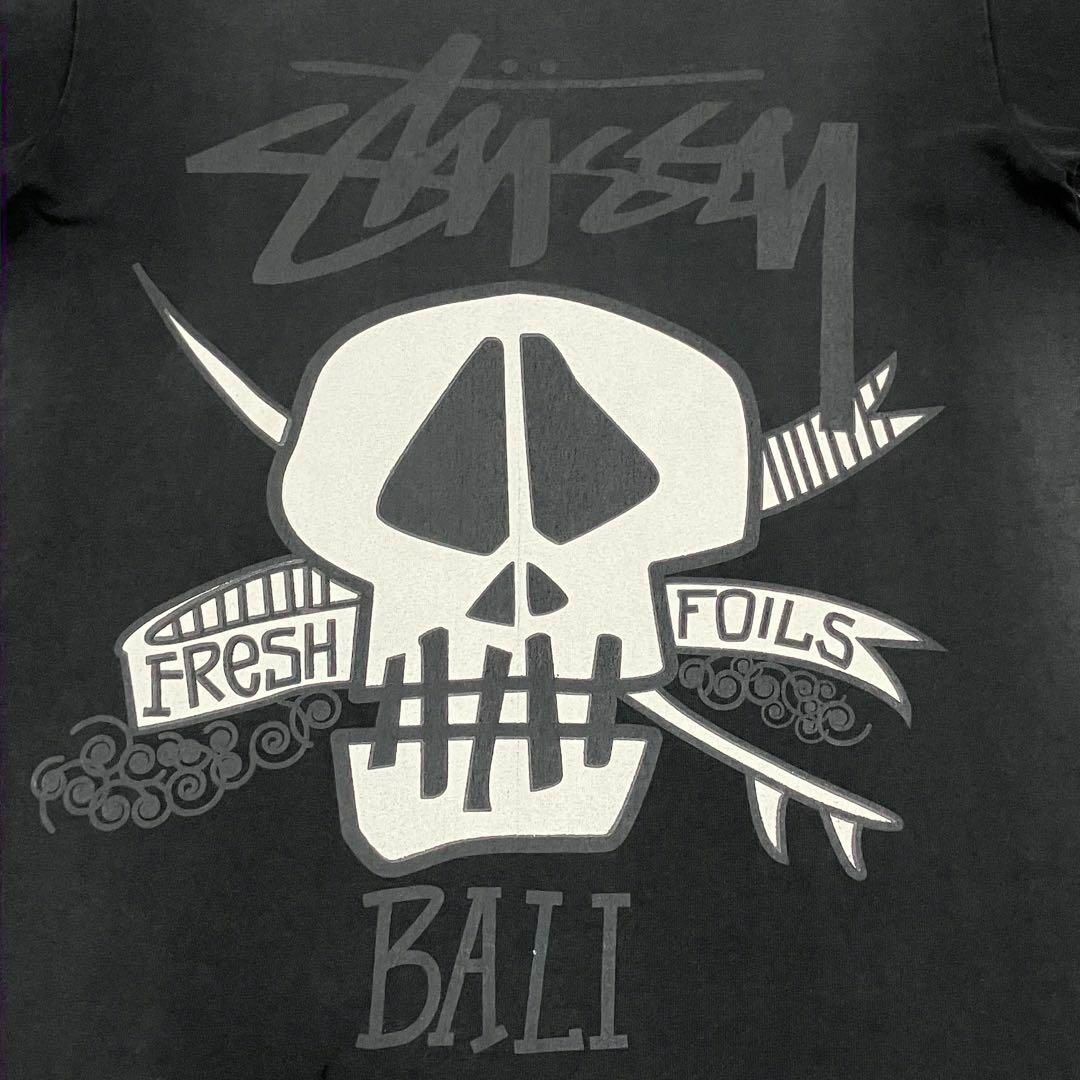 old stussy オールド ステューシー usa製 スカル ドクロ Tシャツ