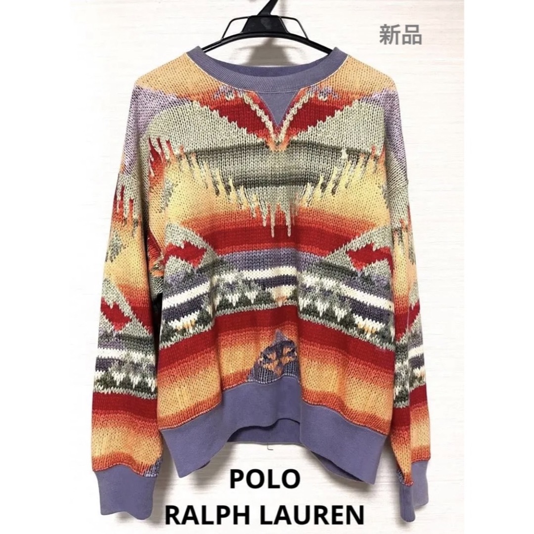 POLO RALPH LAUREN(ポロラルフローレン)のPOLO ラルフローレン　トレーナー　スエット　米国購入　新品 レディースのトップス(トレーナー/スウェット)の商品写真