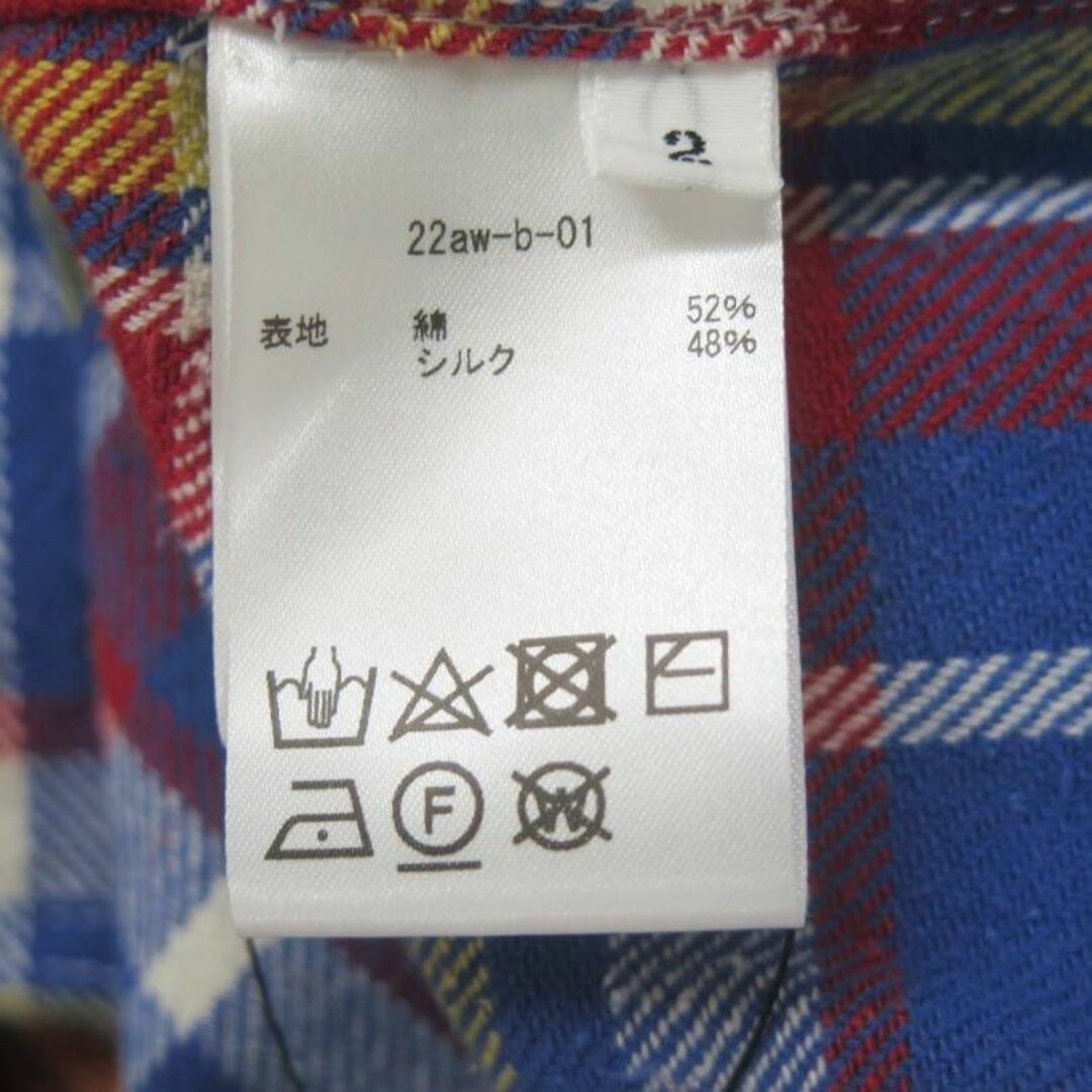 正規輸入品 KHOKI 22aw-b-01 22AW チェック プルオーバーシャツ 2