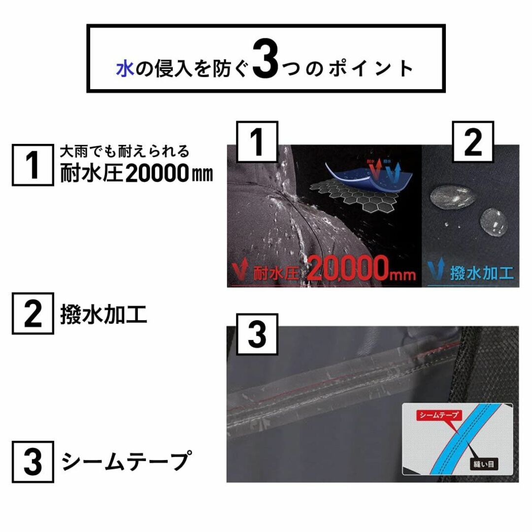 namelessageネームレスエイジ レインハット 耐水圧20,000mm 全 4