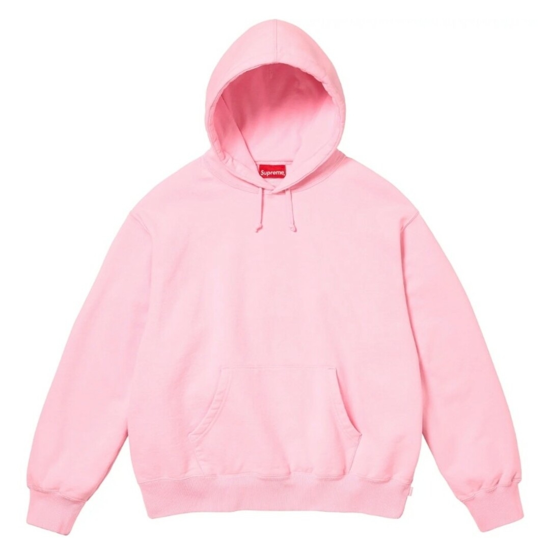 Supreme Satin  Hooded Sweatshirt ライトピンク