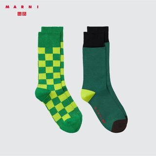 マルニ(Marni)のsale!新品タグ付☆UNIQLO ×MARUNIユニクロ&マルニ☆ソックス2足(ソックス)