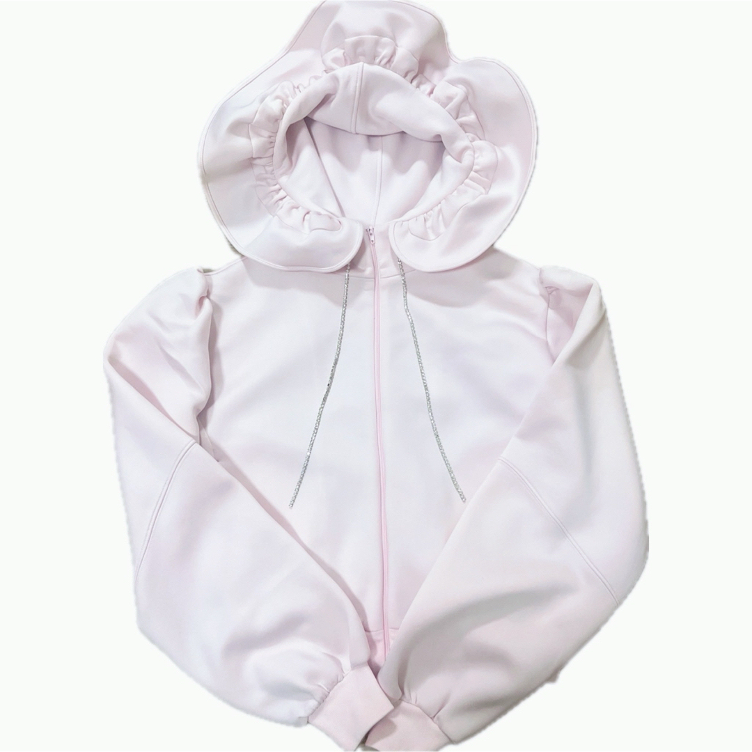 JILTU baby frill foodie (baby pink) パーカー