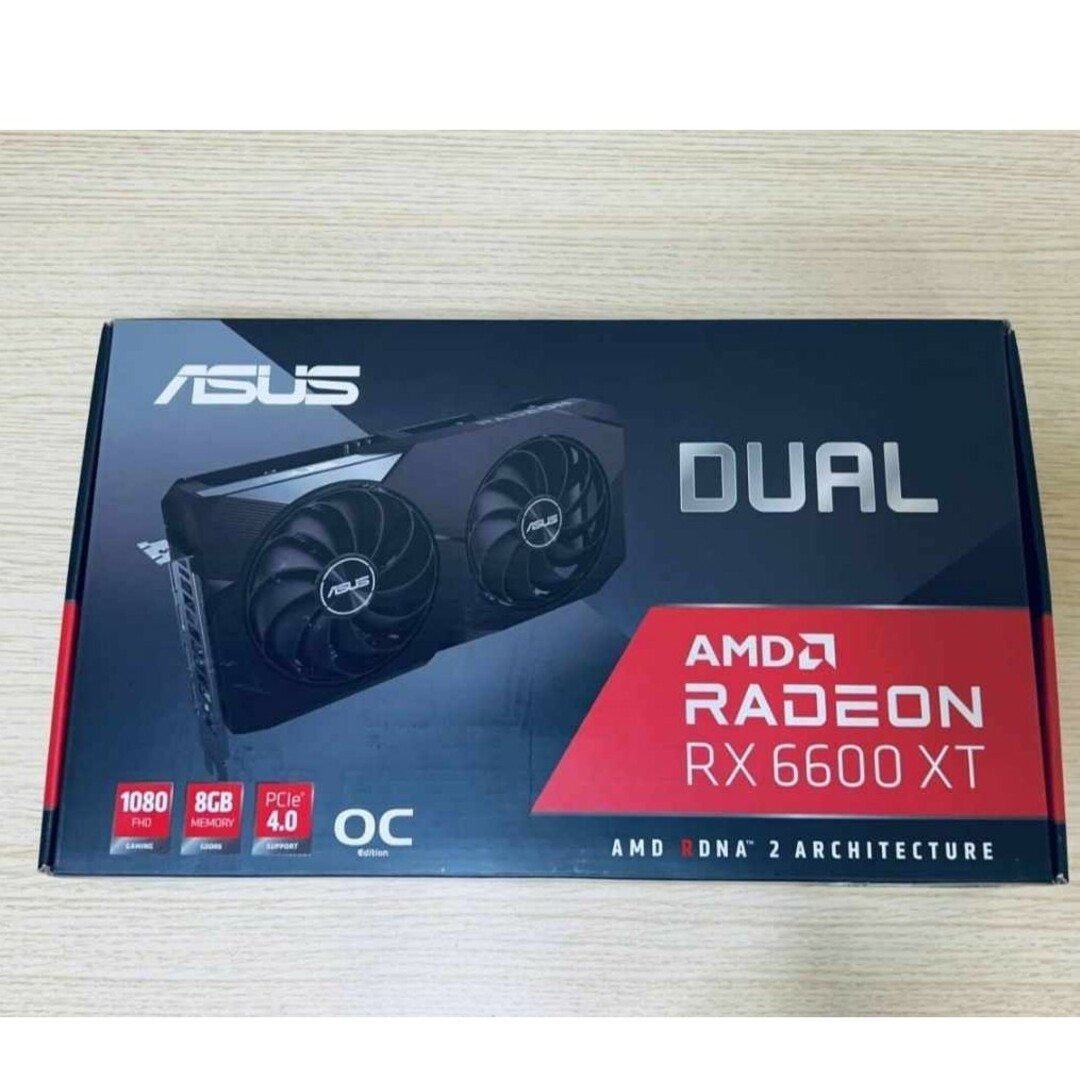 ASUS Dual Radeon RX 6600 XT 搭載ビデオカード OCPC/タブレット