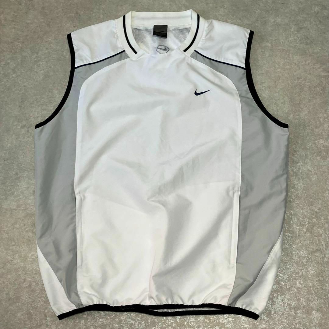 00s nike ナイキ テック ベスト メッシュ アーカイブ y2k 古着-