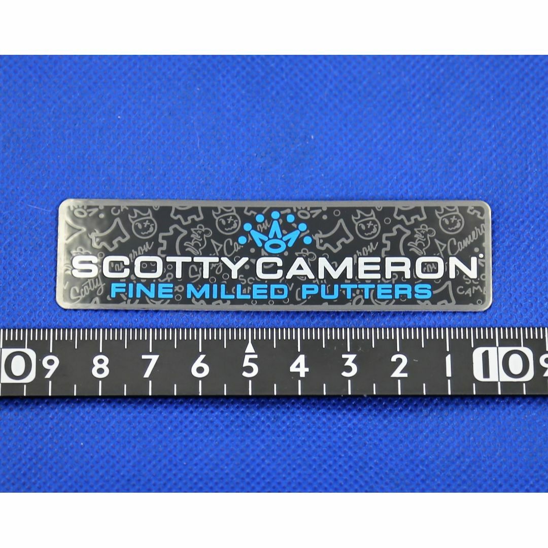 Scotty Cameron(スコッティキャメロン)のスコッティキャメロン2023パターシャフトバンド兼ステッカー＜ブルー＞１枚 スポーツ/アウトドアのゴルフ(その他)の商品写真