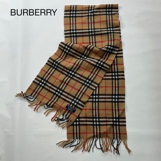 バーバリー(BURBERRY)のバーバリー　マフラー　ウール　BURBERRY   ノバチェックマフラー　美品(マフラー/ショール)