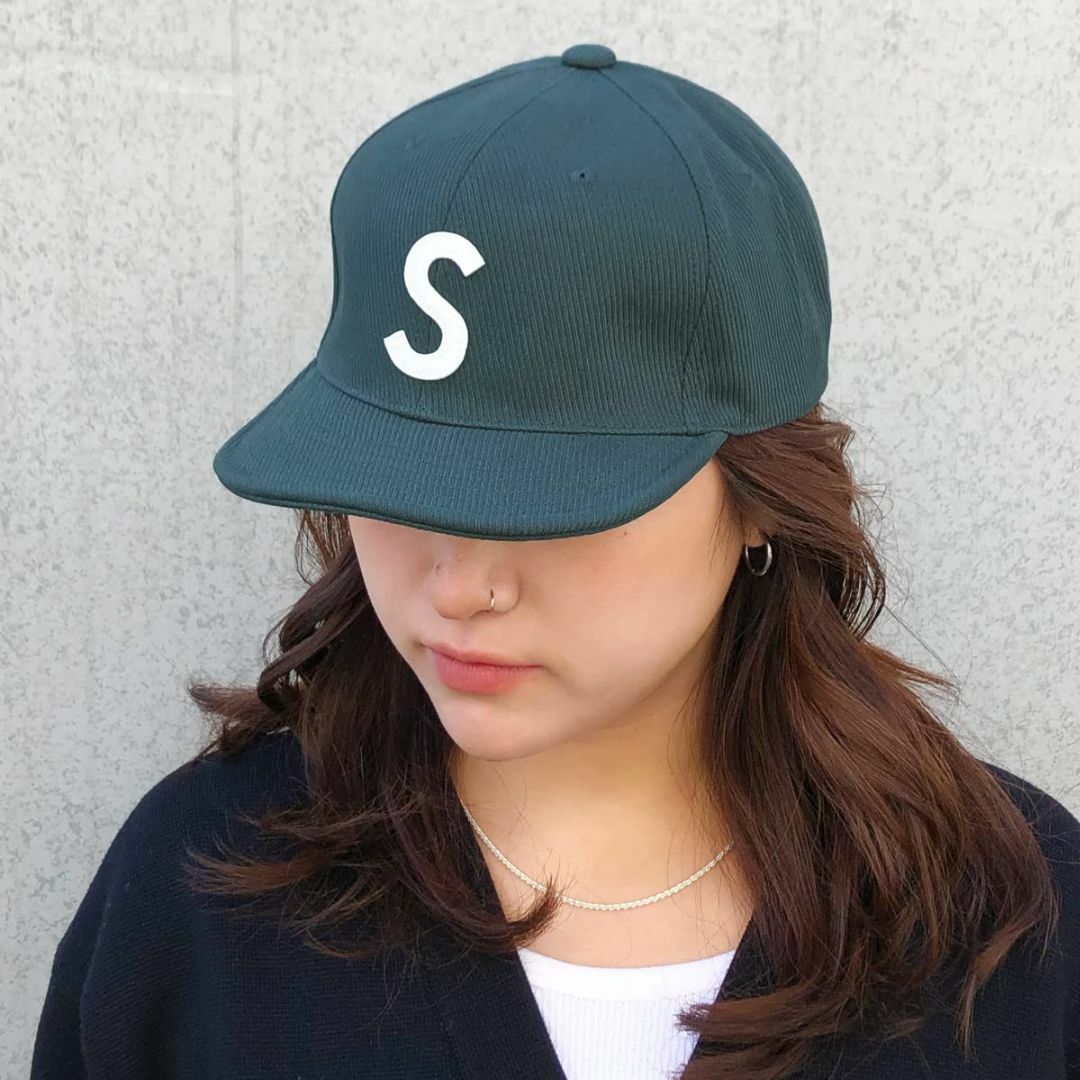 【色: ダークグリーン】ベーシックエンチ Logo Short Cap Sロゴ