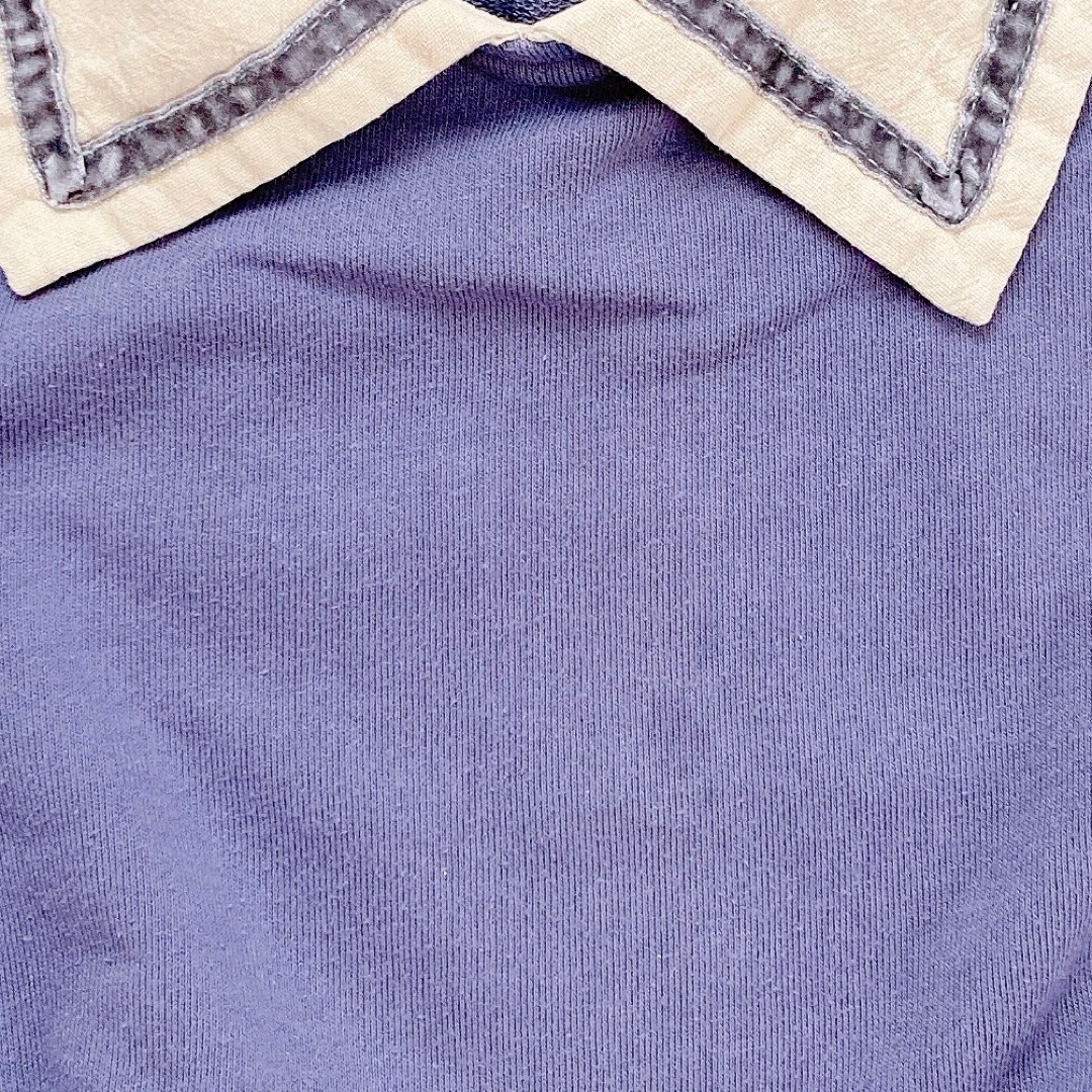 pairmanon(ペアマノン)のpairmanon ペアマノン 異素材セーラーカラートレーナー 100cm キッズ/ベビー/マタニティのキッズ服男の子用(90cm~)(Tシャツ/カットソー)の商品写真