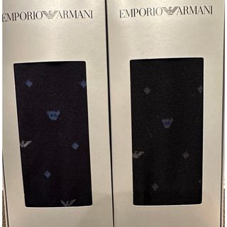 エンポリオアルマーニ(Emporio Armani)の【クーポン❣️】EMPORIO ARMANI メンズ靴下 2足セット(ソックス)