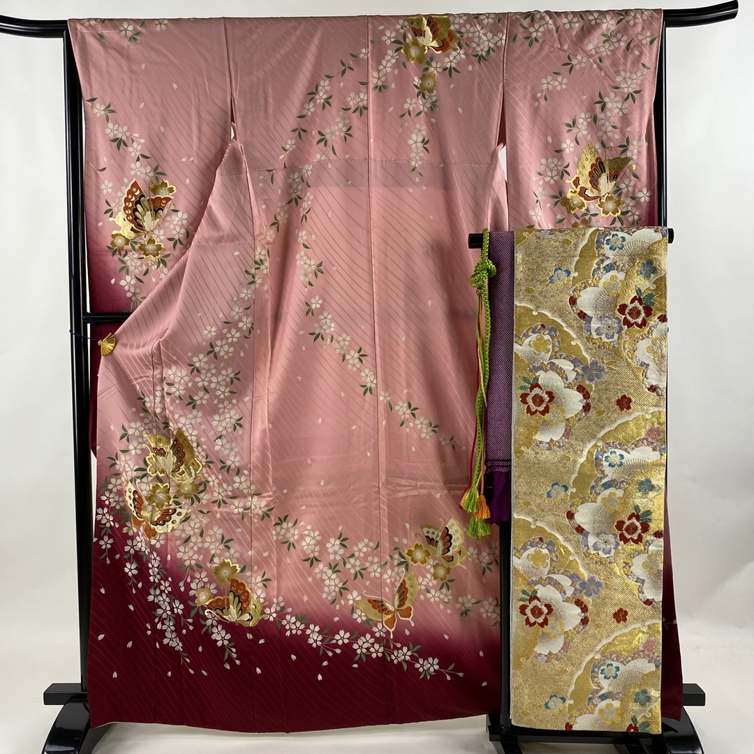 振袖 美品 名品 身丈164cm 裄丈65cm 正絹バイセル着物