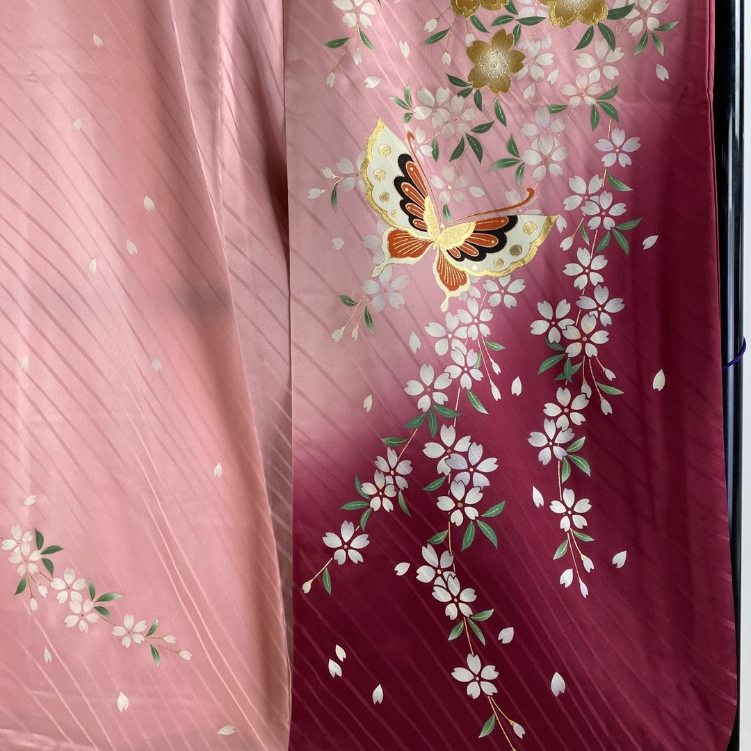 振袖 身丈167cm 裄丈65cm M 正絹 秀品の通販 by バイセル ラクマ店|ラクマ