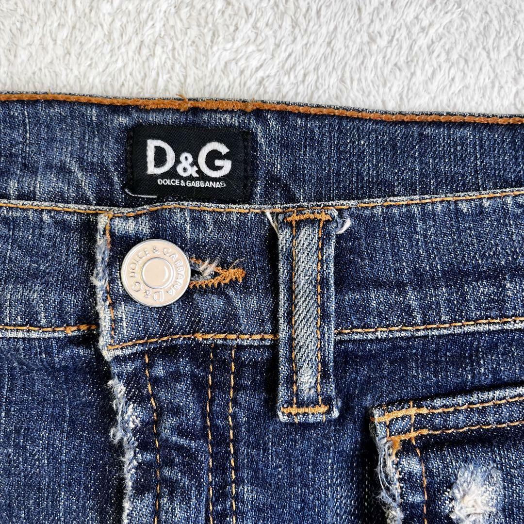 DOLCE&GABBANA - 美品 ドルチェアンドガッパーナ D&G ミニスカート ...