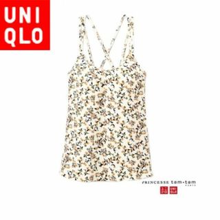 ユニクロ(UNIQLO)のユニクロ 412209 フレアブラキャミソール カップ付き(キャミソール)