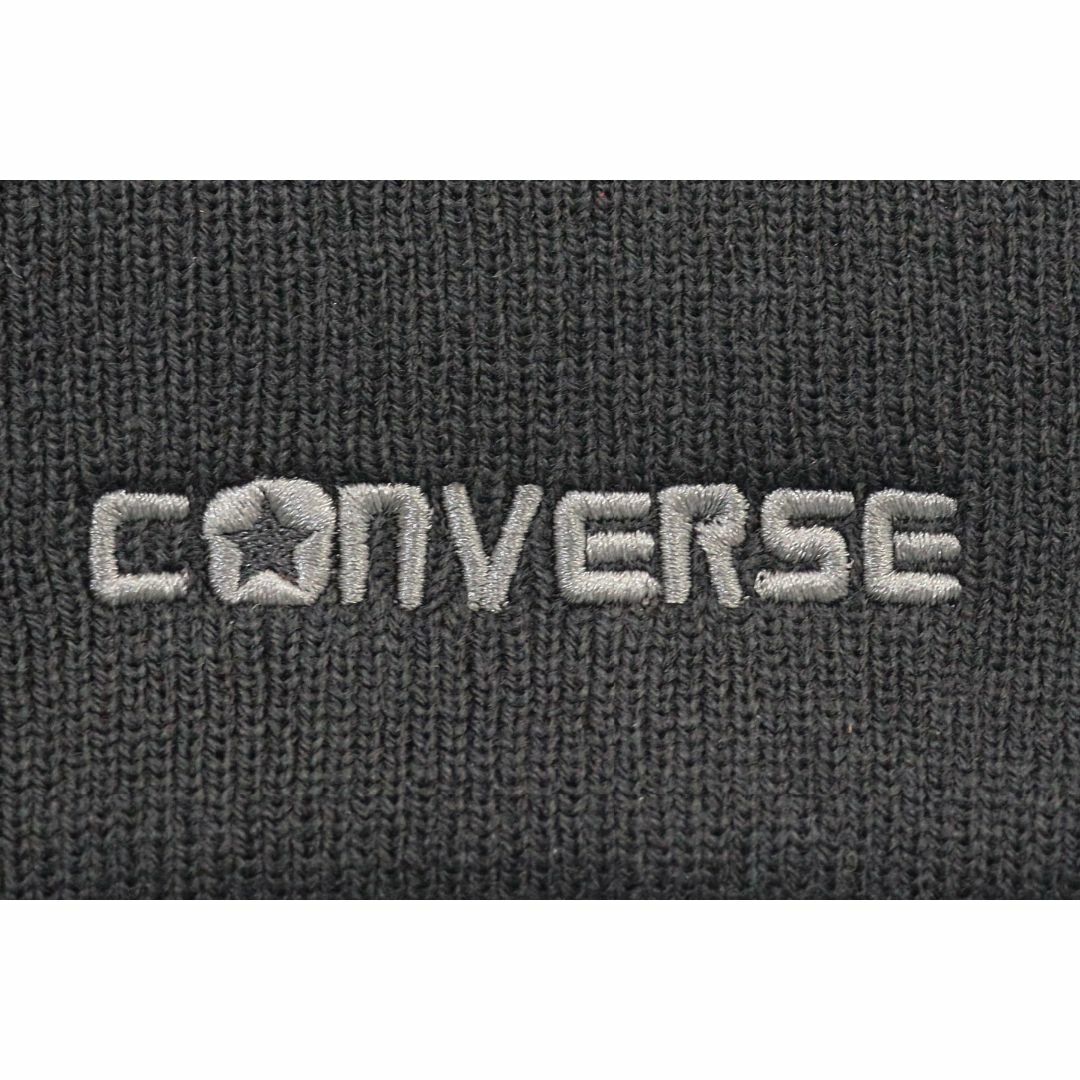 CONVERSE(コンバース)のCONVERSE コンバース ニット帽 アクリル 約63cm対応★ブラック新品 メンズの帽子(ニット帽/ビーニー)の商品写真